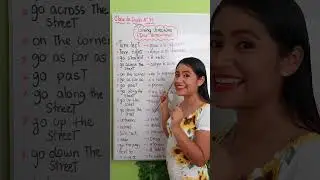 GIVING DIRECTIONS   #clasedeingles&hearts;️👩🏻&zwj;🏫 #aprenderingles 📒 #easyenglishtv ✅