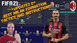 *UPDATE 2.0* FIFA 21 - BEST MILAN Formation, Tactics and Instructions