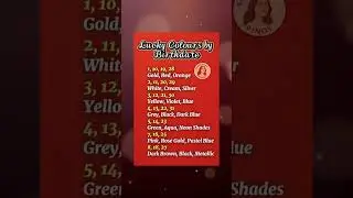 Lucky Color by birthdate #shortsviral #zodiacsign #zodiac