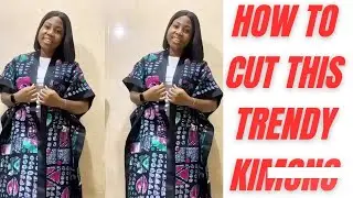 Learn how to sew a trendy Ankara kimono jacket from scratch!Easy step-by-step tutorial for beginners