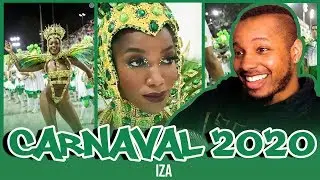 🇧🇷  Melhores Momentos da IZA desfilando como Rainha de Bateria (IZA o Carnaval)REACTION