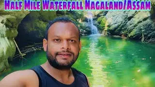 Half mile waterfall/Jharna/Jolopropat 💦 Nagaland/Assam,Jorhat, Borholla bordar #jharna #waterfall