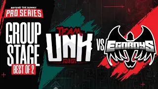 Unknown vs Egoboys Game 1 - BTS Pro Series 5: Group Stage w/ PartyPetee & ETDota