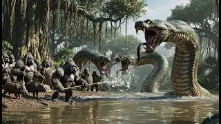 Life 4.1 Million Years Ago | Prehistoric Humans Last Stand Against the Giant Python