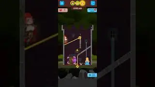 hero rescue puzzle gameing//save princess//pull him out gameing//pull the pin gameplay//Android game