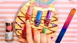 Old #ASMR nail painting video- color changing polish #nails