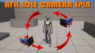 Как создать вращение камеры в режиме ожидания AFK в Unreal Engine 5 (урок)