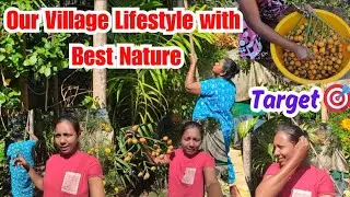 Our Village Lifestyle with Best Nature❤️|Today's Targets was|Simple Life 😍|#goanvlogger #villagelife