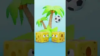 Hilarious Ball Scene 😂 ⚽ - SHORTS #animation #funny #loop #cheese #fun #shorts