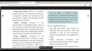 Smog- Smoke + fog, Peroxyacetyl Nitrate (PAN), Prevention and Control of Pollution Act -1981.