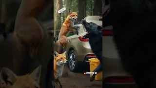 Angry Wild Animal Approaches&mdash;A Dog Steps In to Save Her 🐕 #viral #trending #shorts