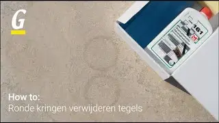 Hoe verwijder ik de ronde afdruk van mijn keramische tegels?