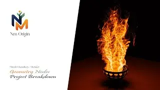 Realistic Fire Simulation in Blender (Geometry Nodes) | Full Breakdown #blender3d