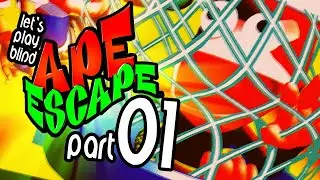 Let's Play Blind: Ape Escape - Ancient Plain (100% Completion)-(Part 01/35)