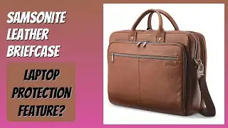 REVIEW (2026): Samsonite Leather Briefcase. Features