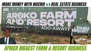MAKE MONEY WITHOUT AROKO FARM AND RESORTS ESTATE, NIGERIA 🇳🇬 AGRICULTURAL REAL ESTATE FOR SALE AROKO