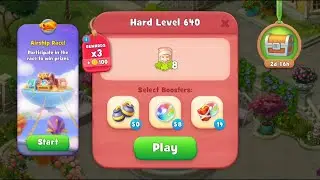 Gardenscapes Level 640 Walkthrough 