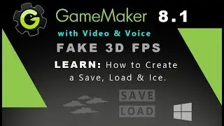 Game Maker 8.1: How to Create a Save, Load, & Ice.