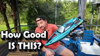 DEERC BRUSHLESS RC BOAT FOR ADULTS Review | PURE SPEED | Doug & Niki