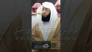 Surah Al-Hasyr ayat 21 by Sheikh Badr Al-Turki #quran #shorts #shortvideo #viral #trending #fyp