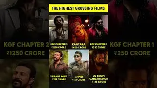 💥 Top 6 Highest Grossing Kannada Films of All Time 💥 #kantara #kgf