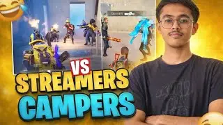 Streamers vs Campers 😂| Full Squad School Apartment Camping| BGMI Funny Moments