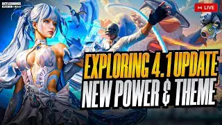 🔴BGMI LIVE with ZIMiDAR | LET'S EXPLORE 4.1 UPDATE🔥 | DAY-8 CONSISTENT STREAMER