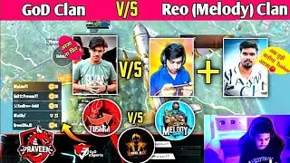 GoD Ad Yt vs GoD Tushar OP😲 | Melody Gamer vs GoD tushar op | god clan vs REo Clan