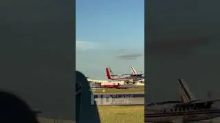 Pilot imputing great rudder movement before rotating
