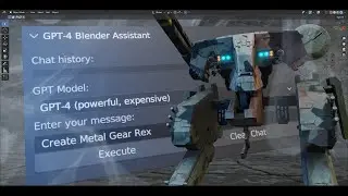 ChatGPT In Blender: BlenderGPT AI Addon For Blender - #blender3d #blendertutorial #chatgpt #openai