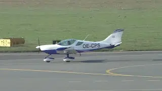 Flugsport Austria Czech Sport Aircraft PS-28 Cruiser landing at Graz Airport | OE-CPS