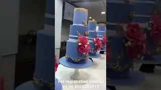 Wedding Cake Masterclass At School For European Pastry| Mumbai| Baking School| Pastry School.