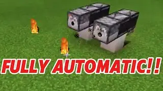 ПОЛНОСТЬЮ АВТОМАТИЧЕСКАЯ огнестрельная пушка в Minecraft!