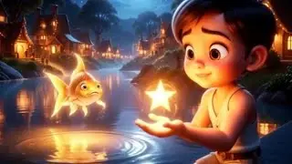 A Magical Lake & A Golden Fish | Disney Style Emotional Short Film #viral #trending #aistory #kids