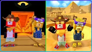 All Astral Dunes & Temple Secrets Super Bear Adventure Gameplay Walkthrough