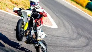 Riding the new Husqvarna FS 450 2019 SUPERMOTO