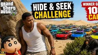 FRANKLIN AND SHINCHAN PLAY HIDE AND SEEK!! | GTA 5 HINDI SERIES