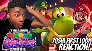 YOSHI LOOKS REALLY GREAT!!!!! | The Super Mario Galaxy Movie Yoshi First Look Reaction!