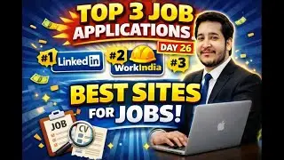 Fresher Ho Ya Experienced? 🔥 Best 3 Job Apps in India | Day 26 #misexecutive #careergrowth #viral