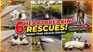 🔥 Each One Was Dying&hellip; Until One Human Stopped 🛑❤️ | 6 True Rescue Stories 💝 #animals