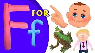 Learn Objects Starting with Letter F for Kids + More Play Doh Videos