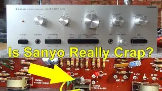 Sanyo DCA 200 Intergrated Amplifier Review, Is Sanyo Crap? . Vintage HiFi Audio