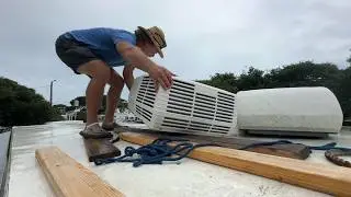 Replacing Rooftop AC on Camper