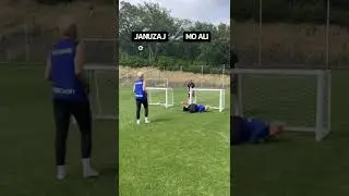 Goal challenge with pro player Januzaj