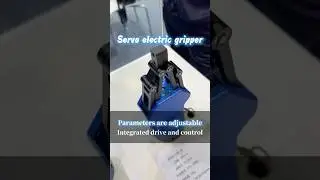 Servo Motor Integrated Electric Gripper | Adjustable Parameters for Precision Control