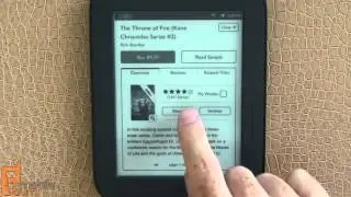 B&n Nook Simple Touch Reader Video Tour  248