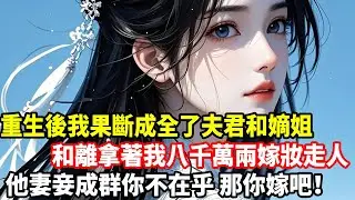 重生後我果斷成全了夫君和嫡姐，和離拿著我八千萬兩嫁妝走人，他妻妾成群你不在乎，那你嫁吧！