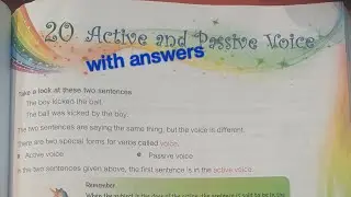vi 'Active and Passive voice '(prt-1) # exercise with answers #Grammar Magic #English #best#Madhubun