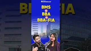 BMS vs BBA vs BBA-FIA: Which Course is Best? 🤔📚| Key Differences Explained | #shorts