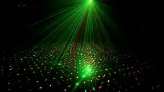 Kam DMX Mighty Cluster laser in action
